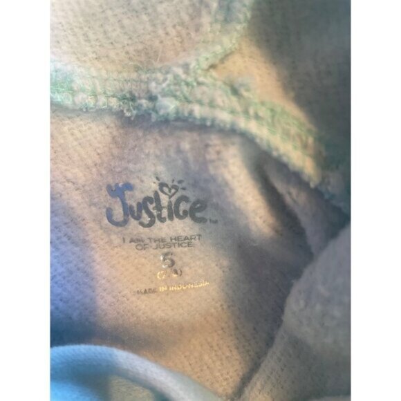 Justice Girls Tie Dye Hoodie Sweatshirt Pullover Colorful Youth - Picture 9 of 11